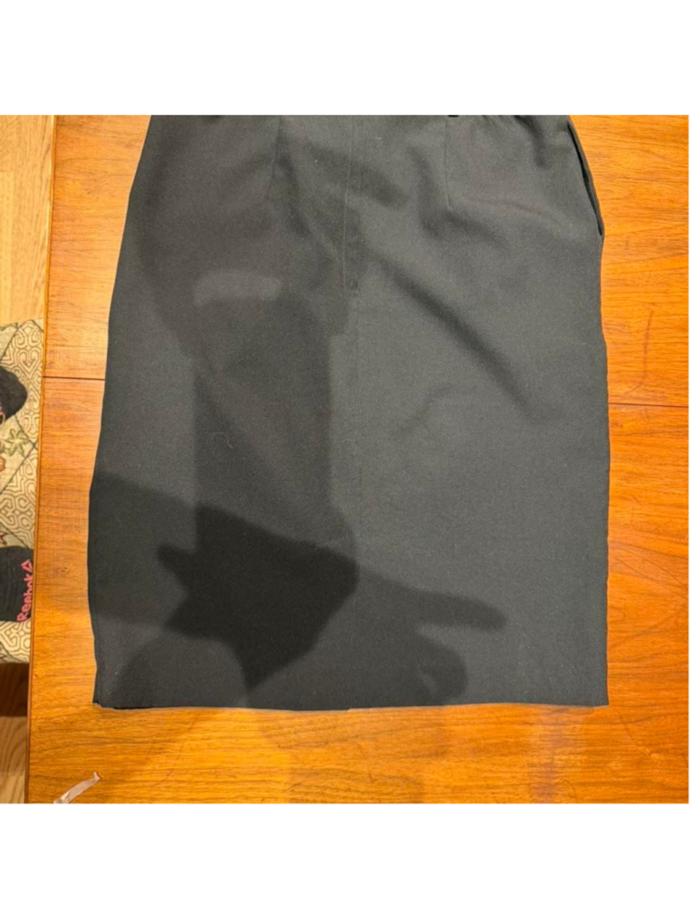 Source Unknown Elegant Black Pencil Skirt with pockets and invisible zipper SO
